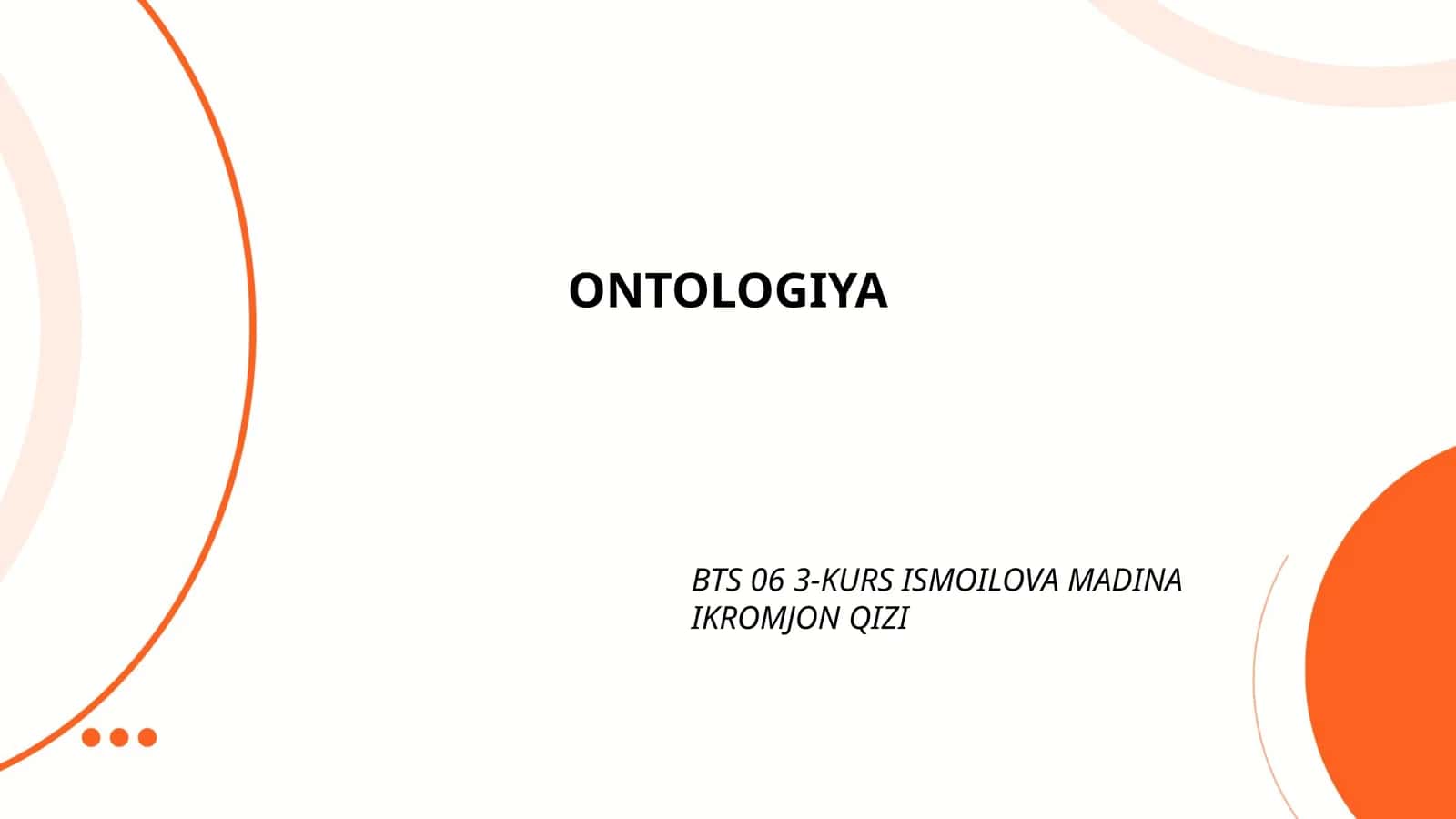 Ontologiya 1