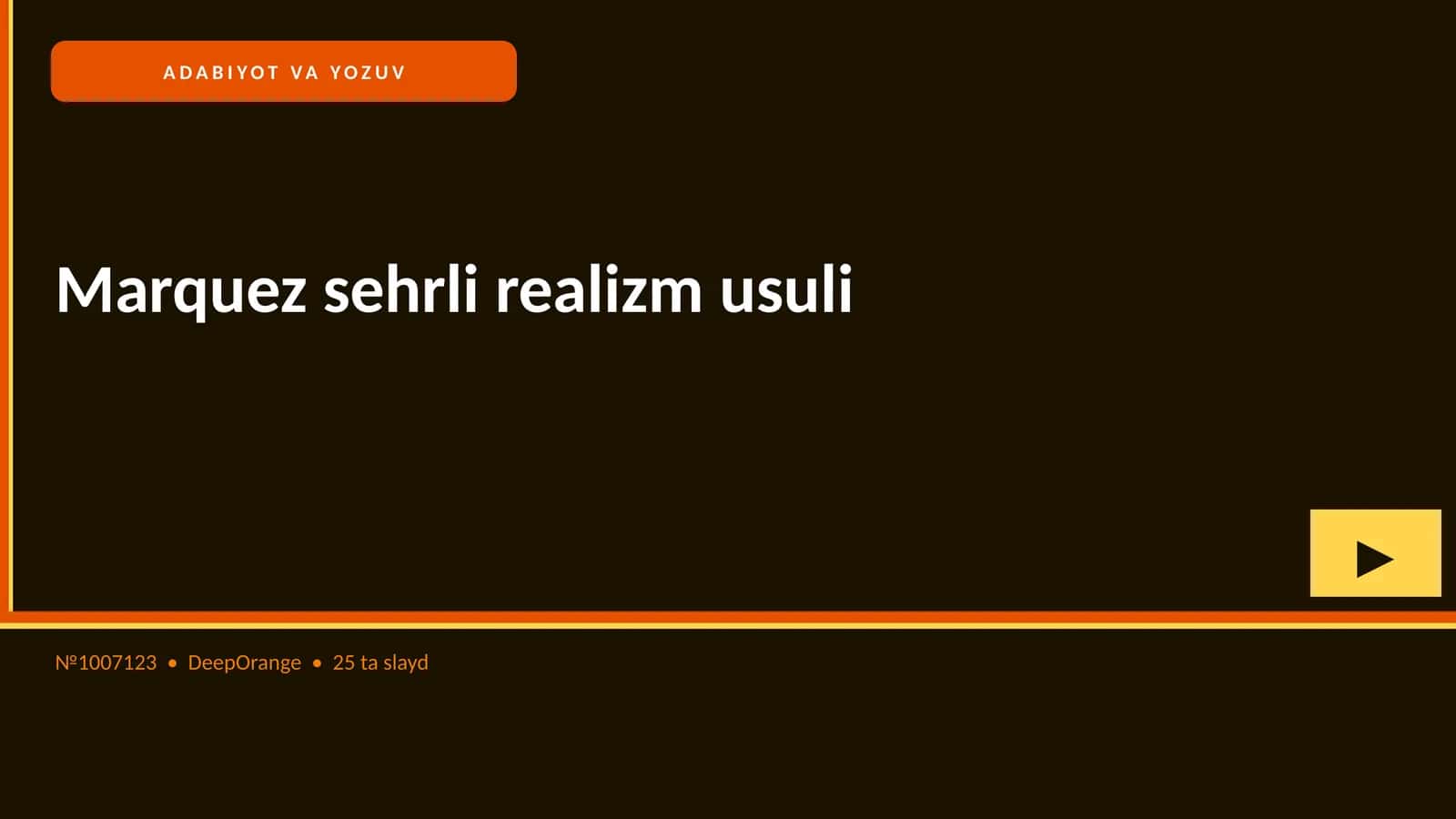 ADABIYOT VA YOZUV 1