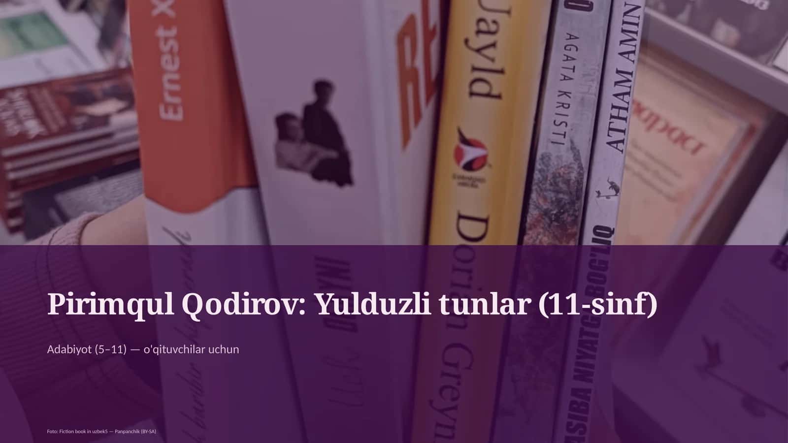 Yulduzli tunlar (11-sinf) 1