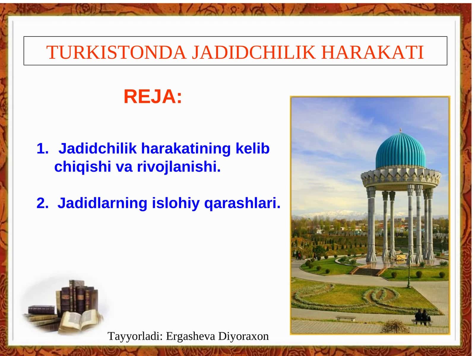 Turkistonda Jadidchilik Harakti 1