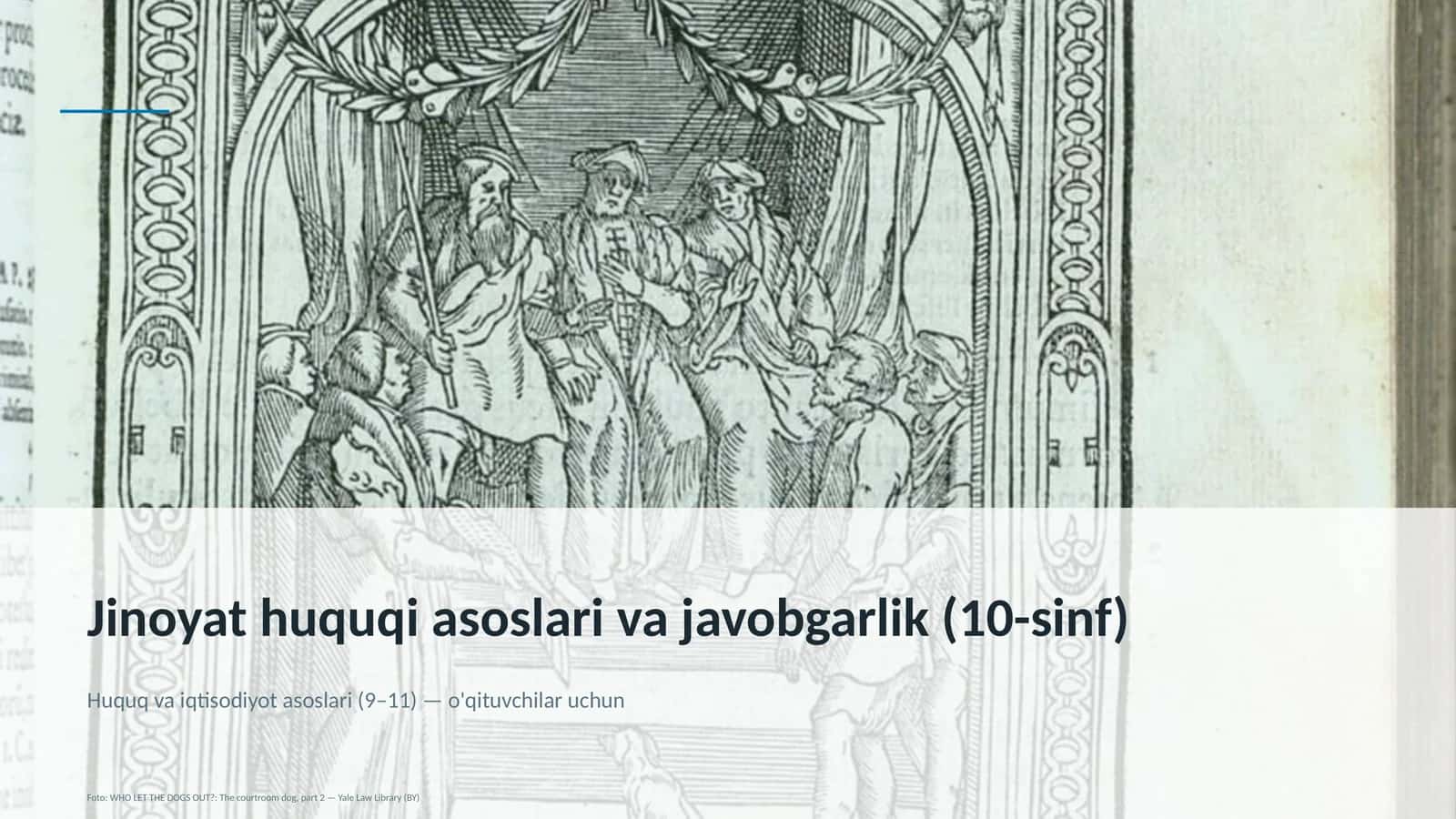 Jinoyat huquqi asoslari va javobgarlik (10-sinf) 1