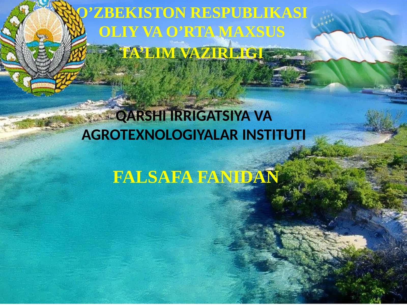 Falsafa tarixida sivilizatsiyaga turli turli yondashuvlar tasnifi (al Farobiy, Ibn Xaldun, N.Daniyevskiy, A.Toynbi). Dunyo xalqlari madaniyatidagi umumiylik va farqlar 1