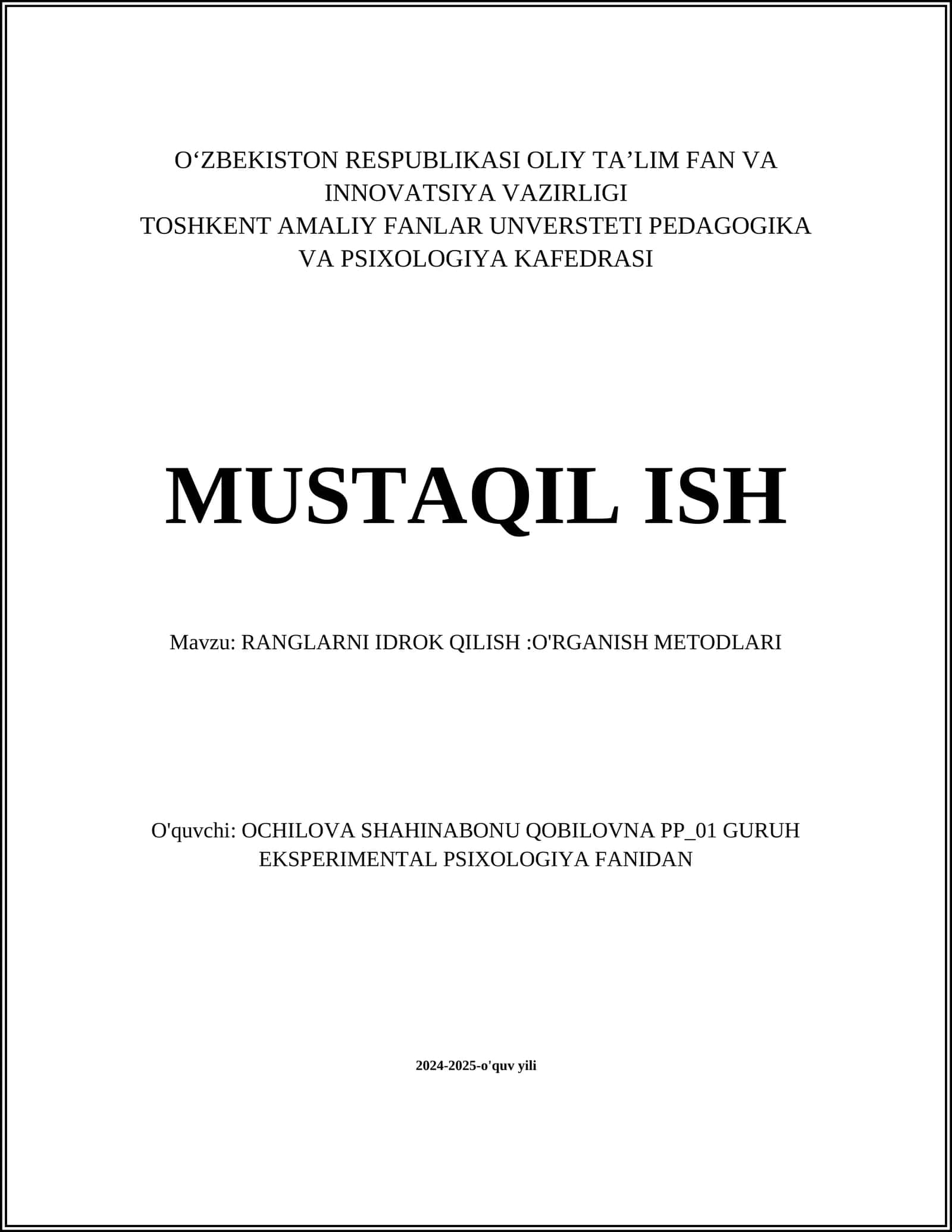 Ranglar psixologiyasi 1