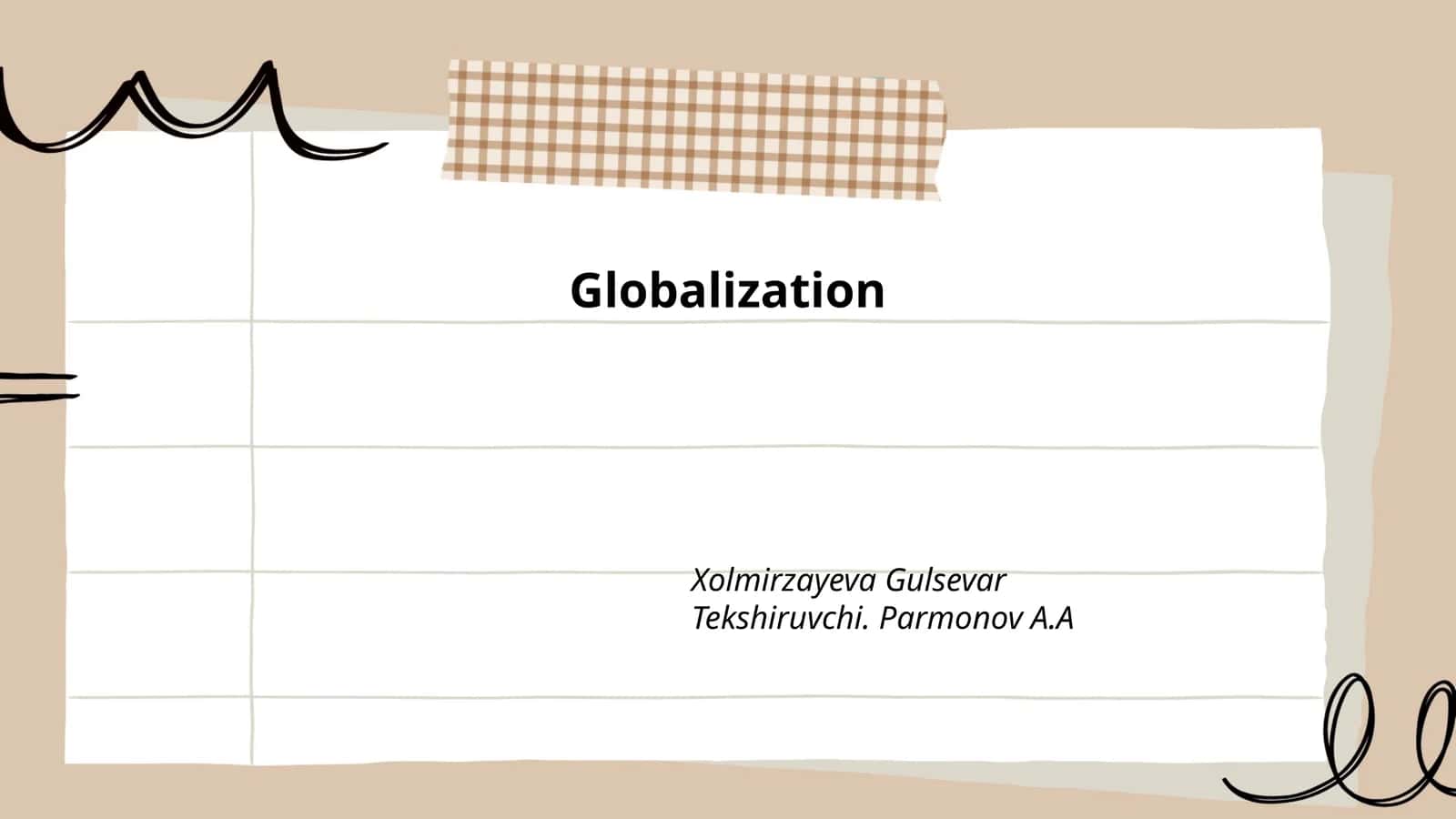 Globalization 1