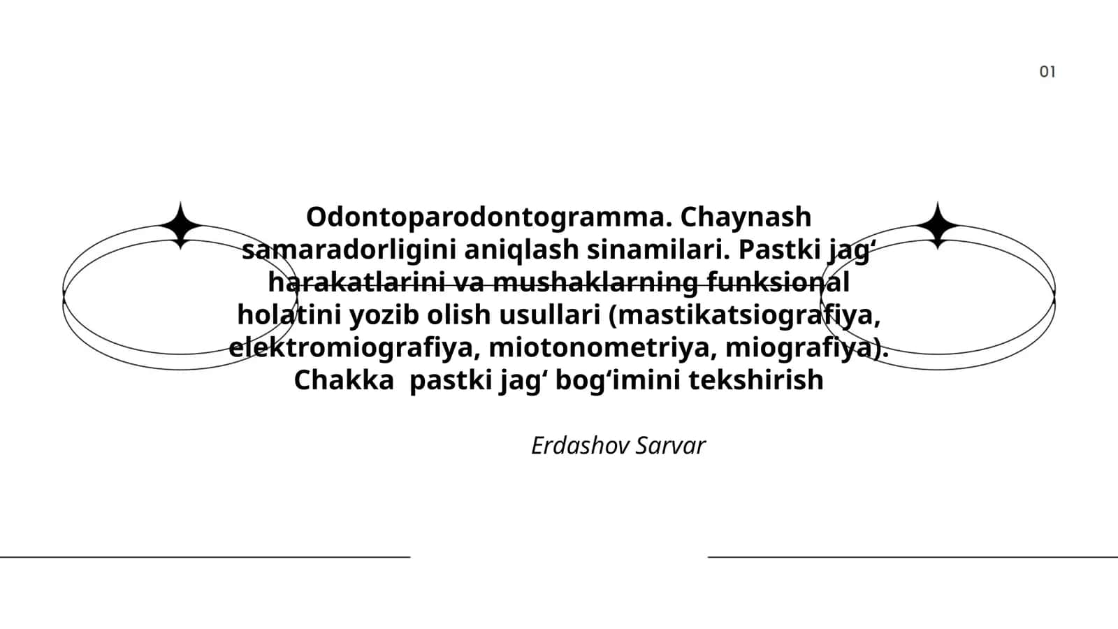 Odontoparodontogramma 1