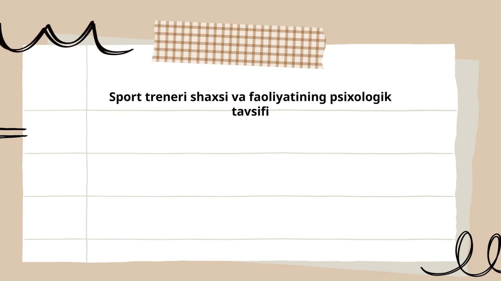 Sport treneri shaxsi va faoliyatining psixologik tavsifi 1