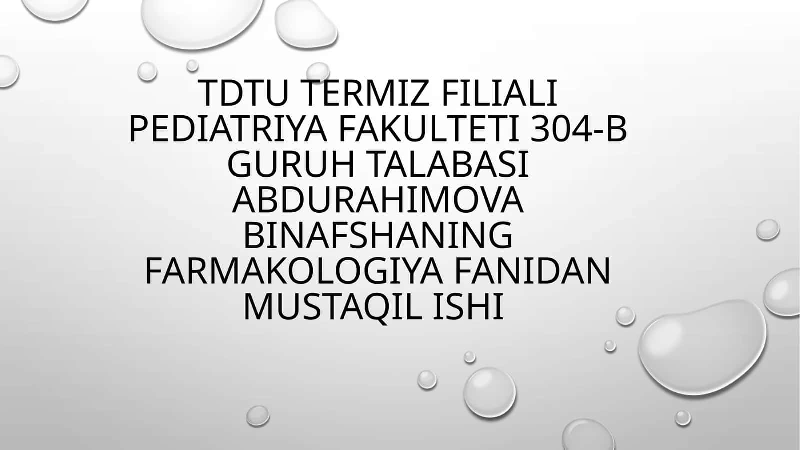 Allergiyaga qarshi vositalar 1