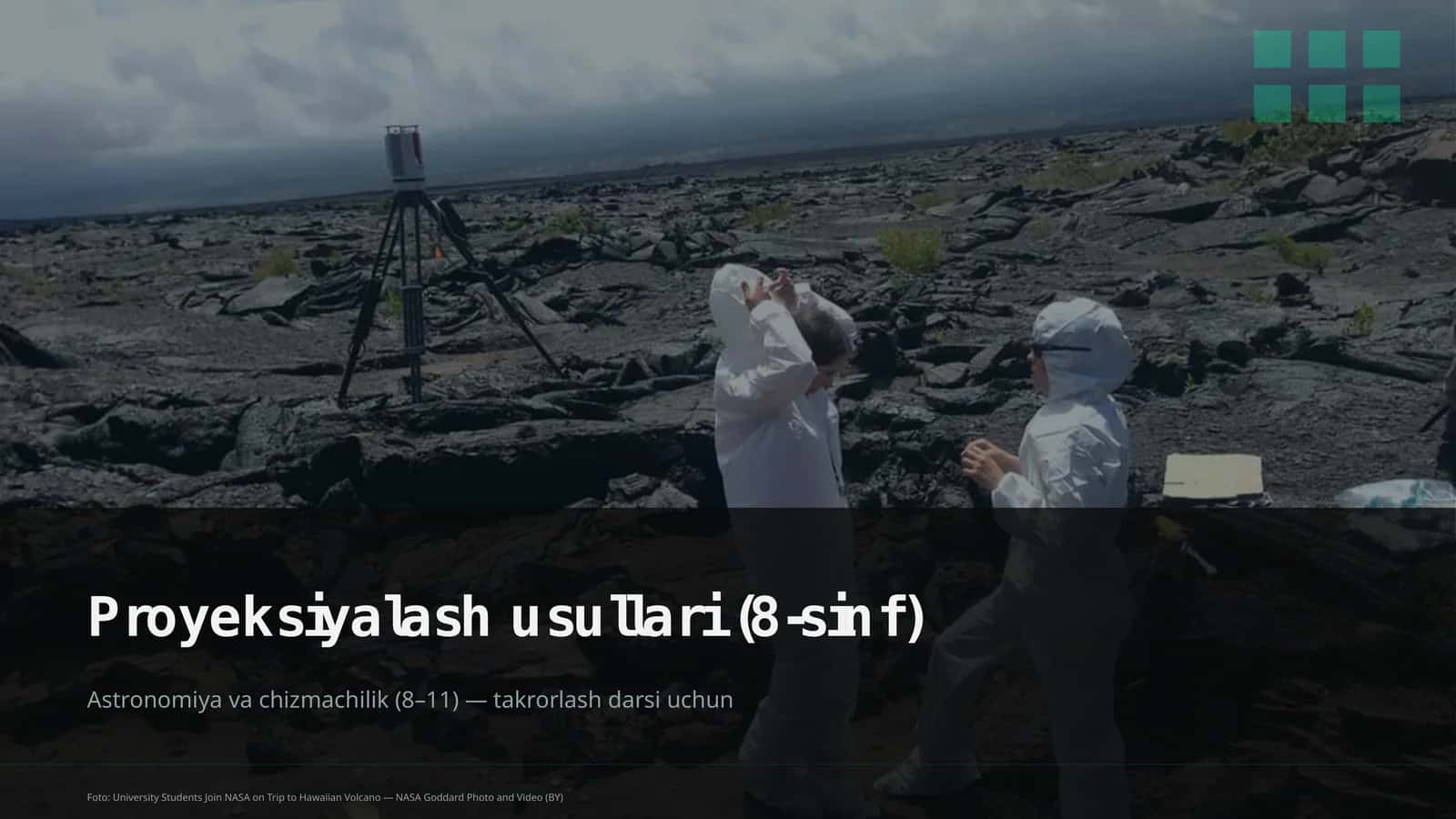Proyeksiyalash usullari (8-sinf) 1