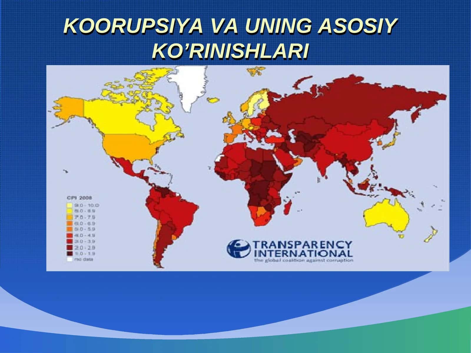 KOORUPSIYA VA UNING ASOSIY KO’RINISHLARI 1