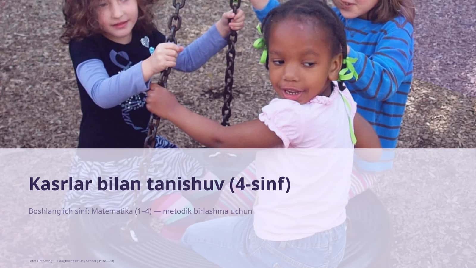 Kasrlar bilan tanishuv (4-sinf) 1