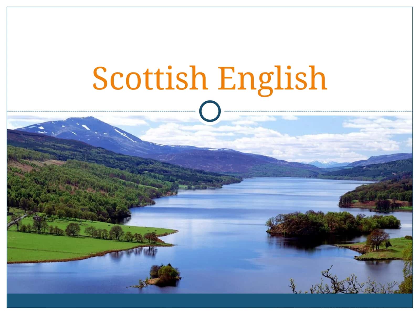 Scottish English 1