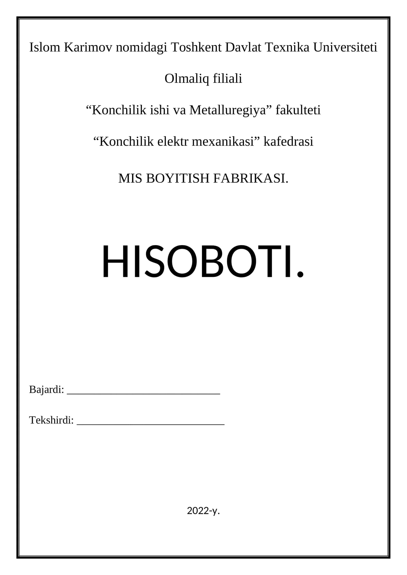 MIS BOYITISH FABRIKASI 1