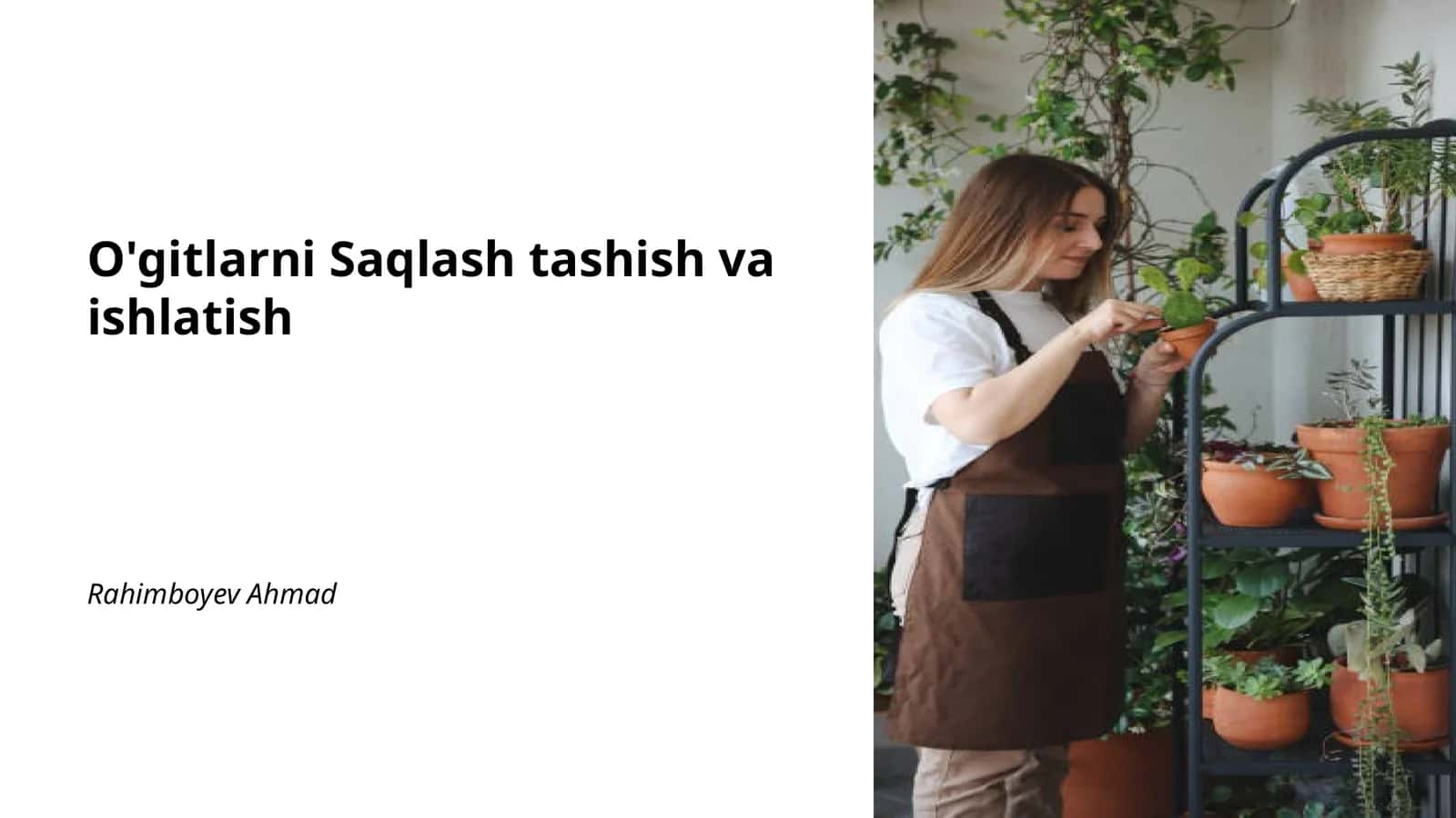 O'gitlarni Saqlashtashish va ishlatish 1