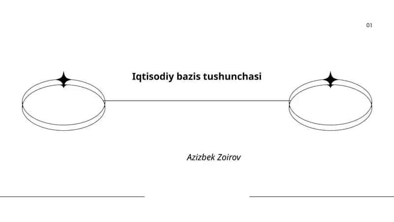 Iqtisodiy bazis tushunchasi 1