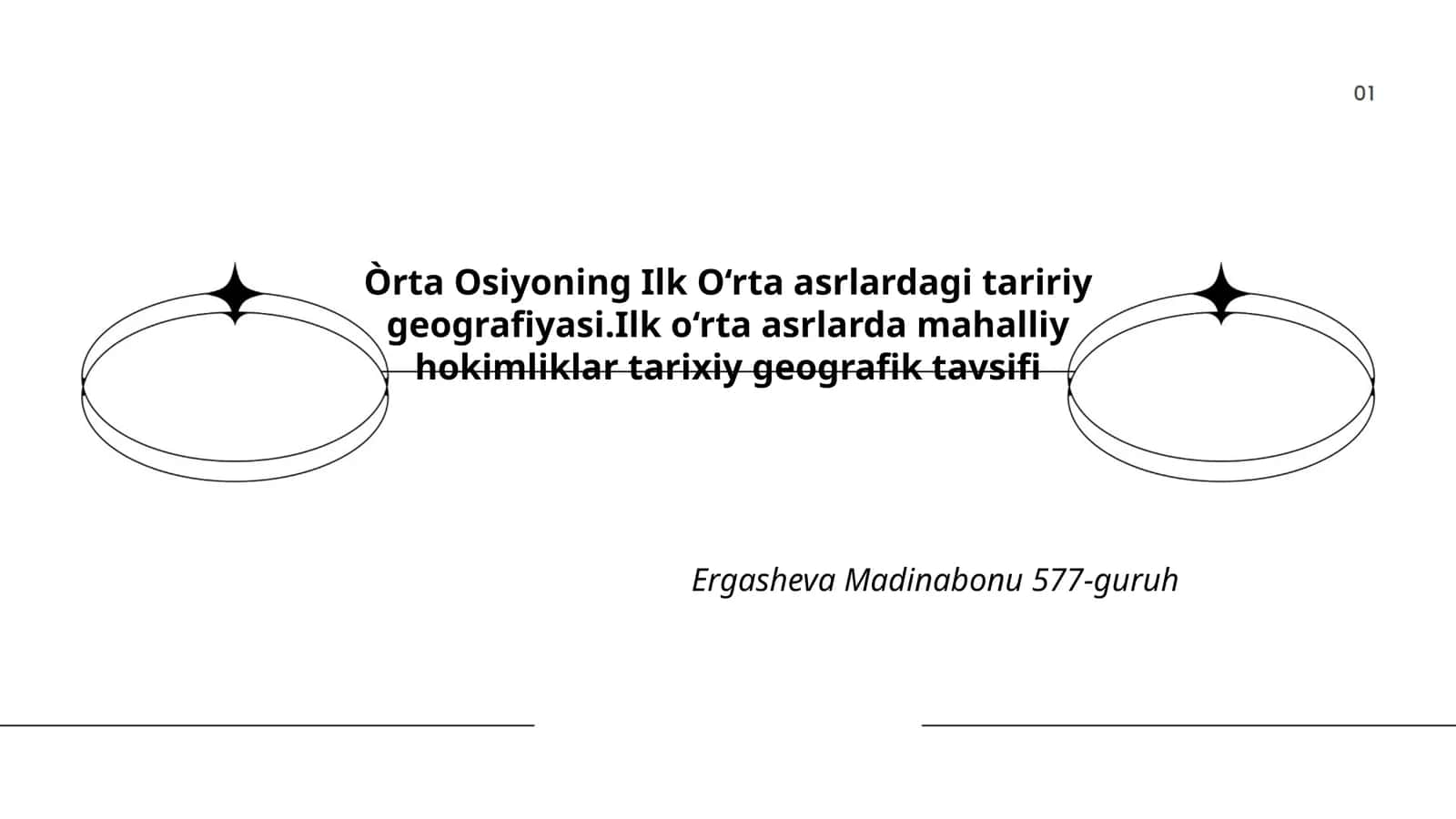 Òrta Osiyoning Ilk O‘rta asrlardagi taririy geografiyasi 1