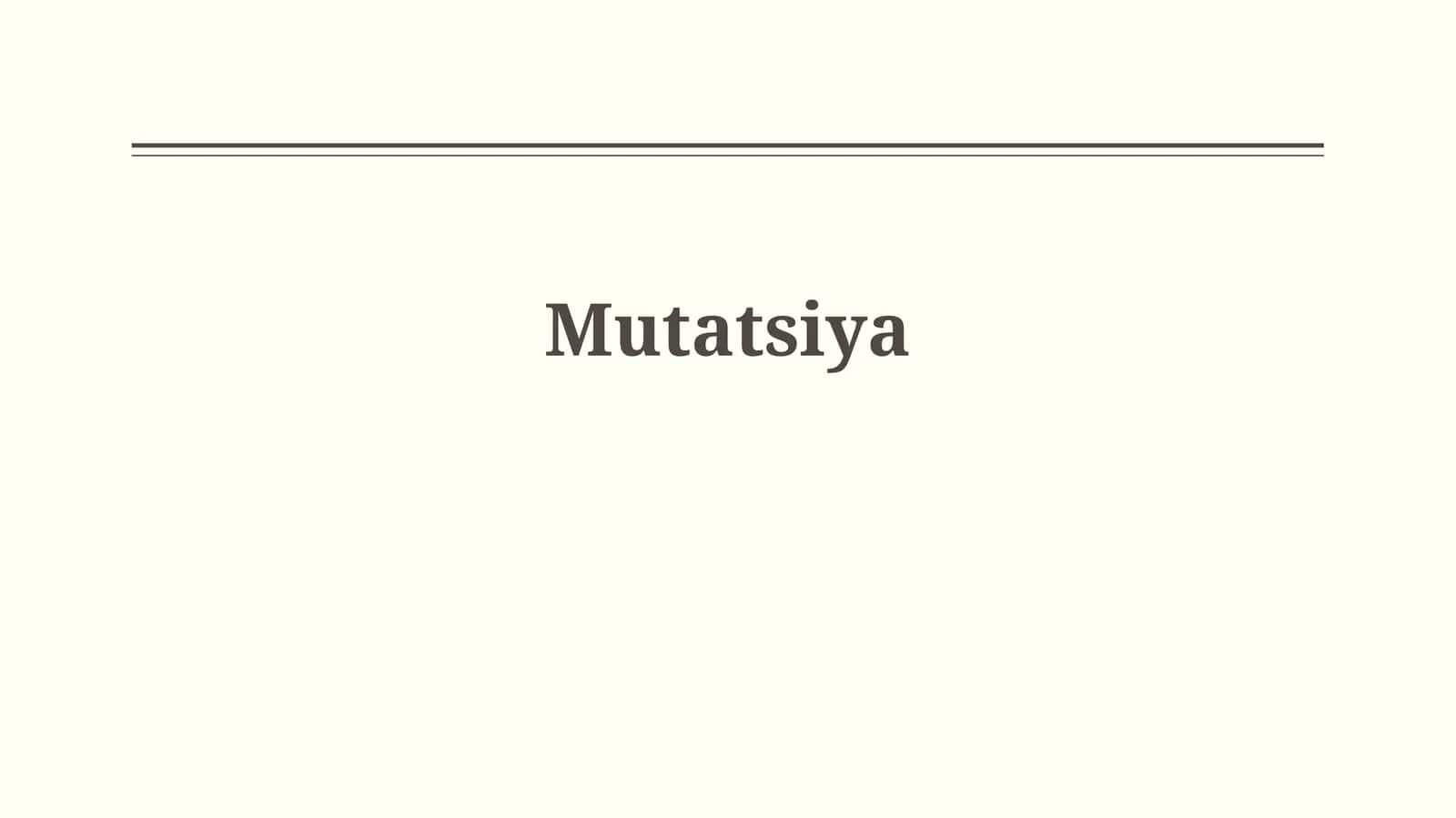 Mutatsiya 1