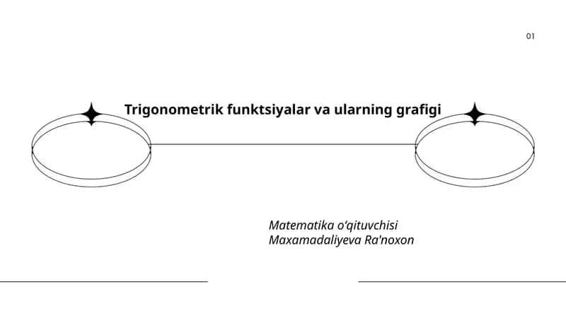 Trigonometrik funktsiyalar va ularning grafigi 1
