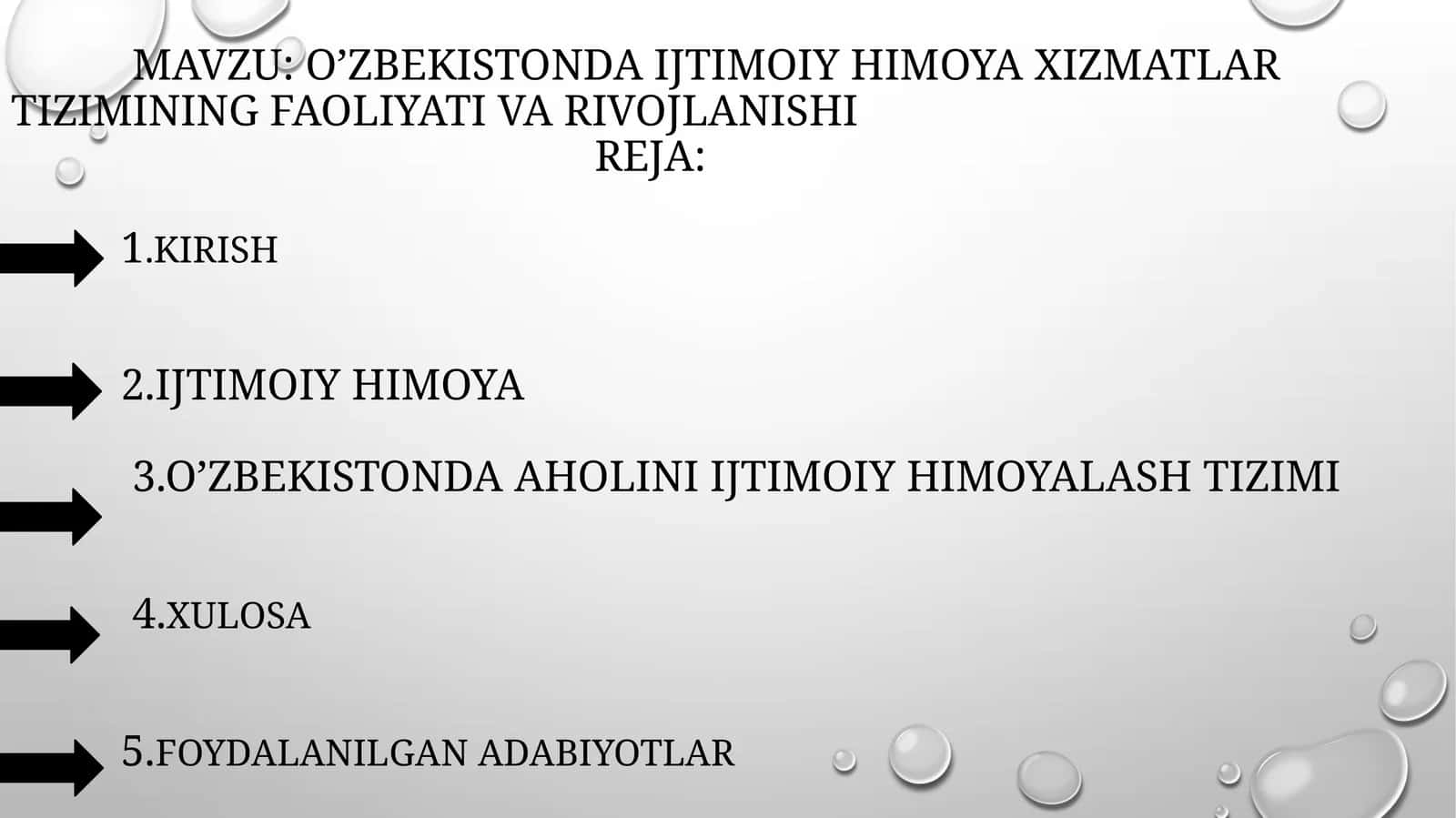 O’ZBEKISTONDA IJTIMOIY HIMOYA XIZMATLAR TIZIMINING FAOLIYATI VA RIVOJLANISHI 1