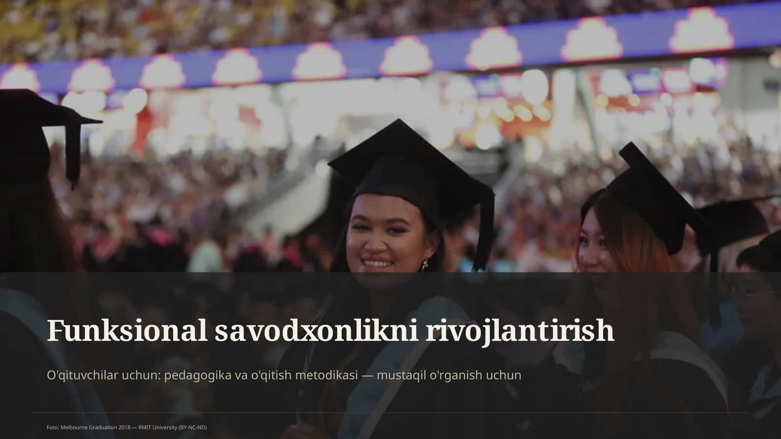 O'qituvchilar uchun: pedagogika va o'qitish metodikasi — mustaqil o'rganish uchun 1