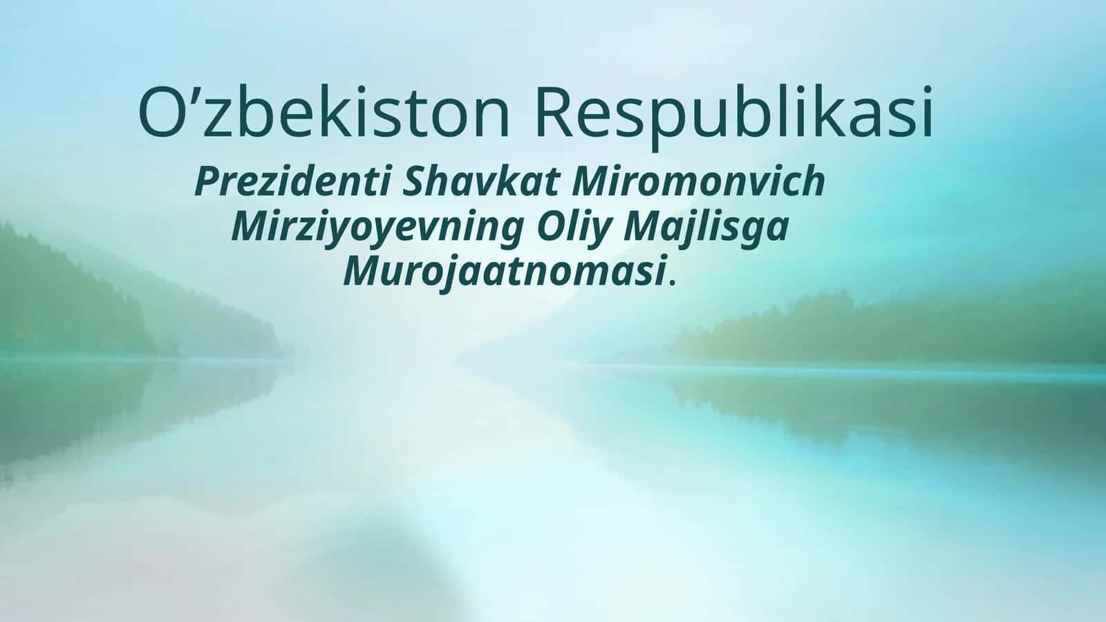 Murojaatnomasi 1