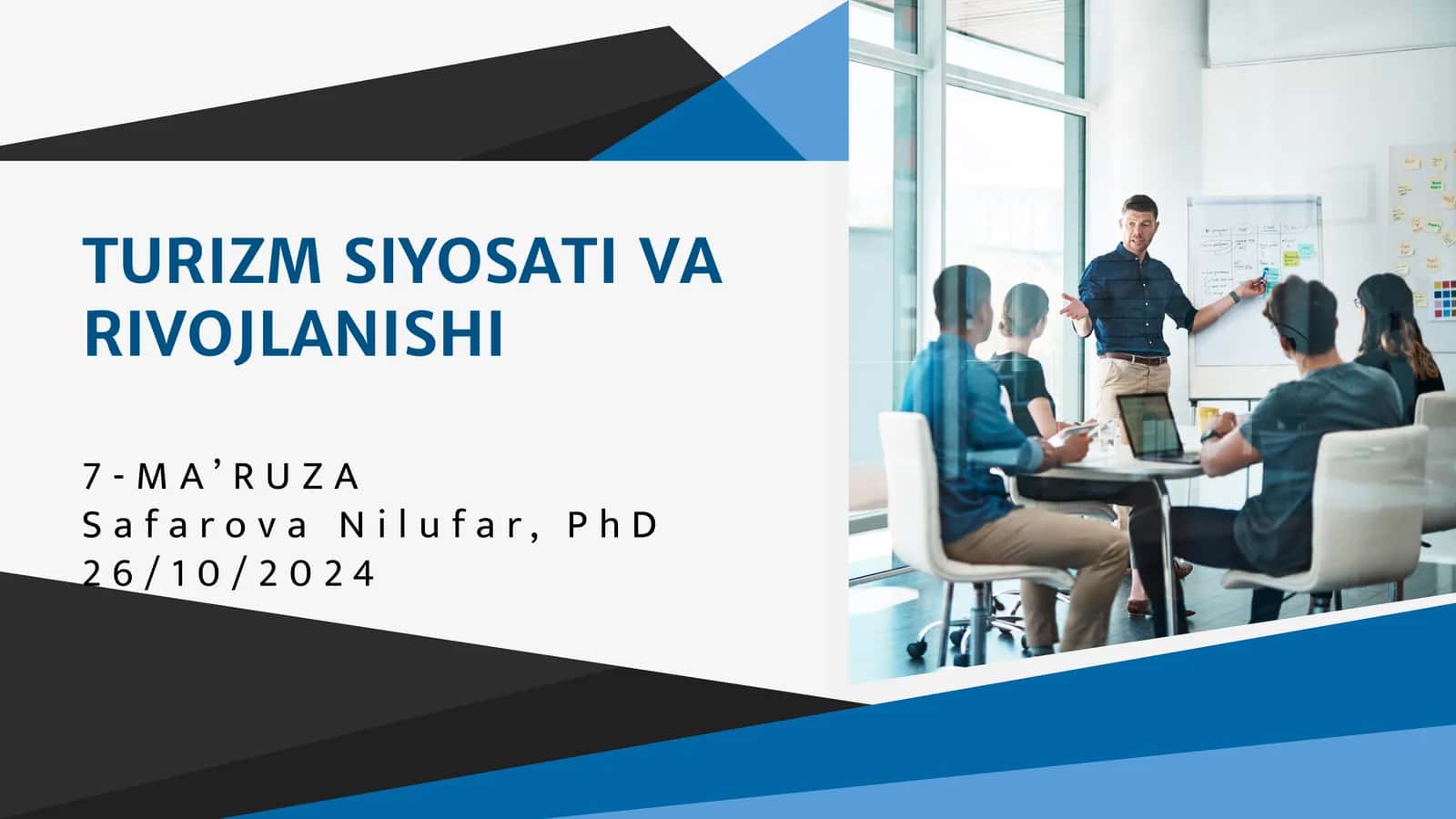 TURIZM SIYOSATI VA RIVOJLANISHI 1