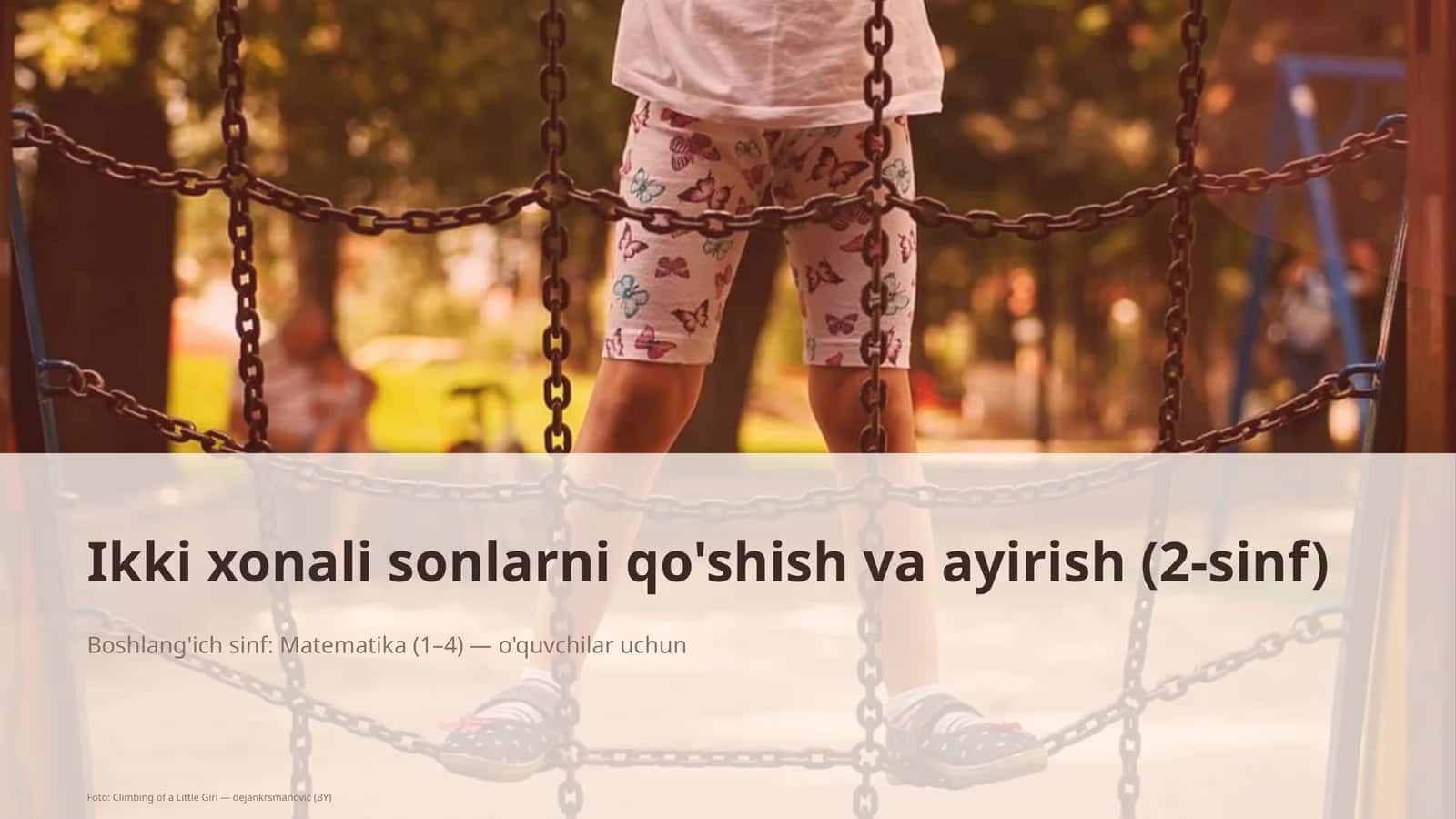 Ikki xonali sonlarni qo'shish va ayirish (2-sinf) 1