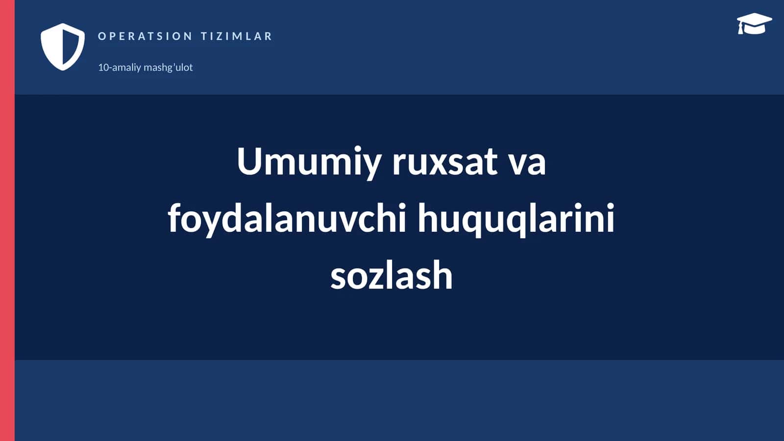 OPERATSION TIZIMLAR 1