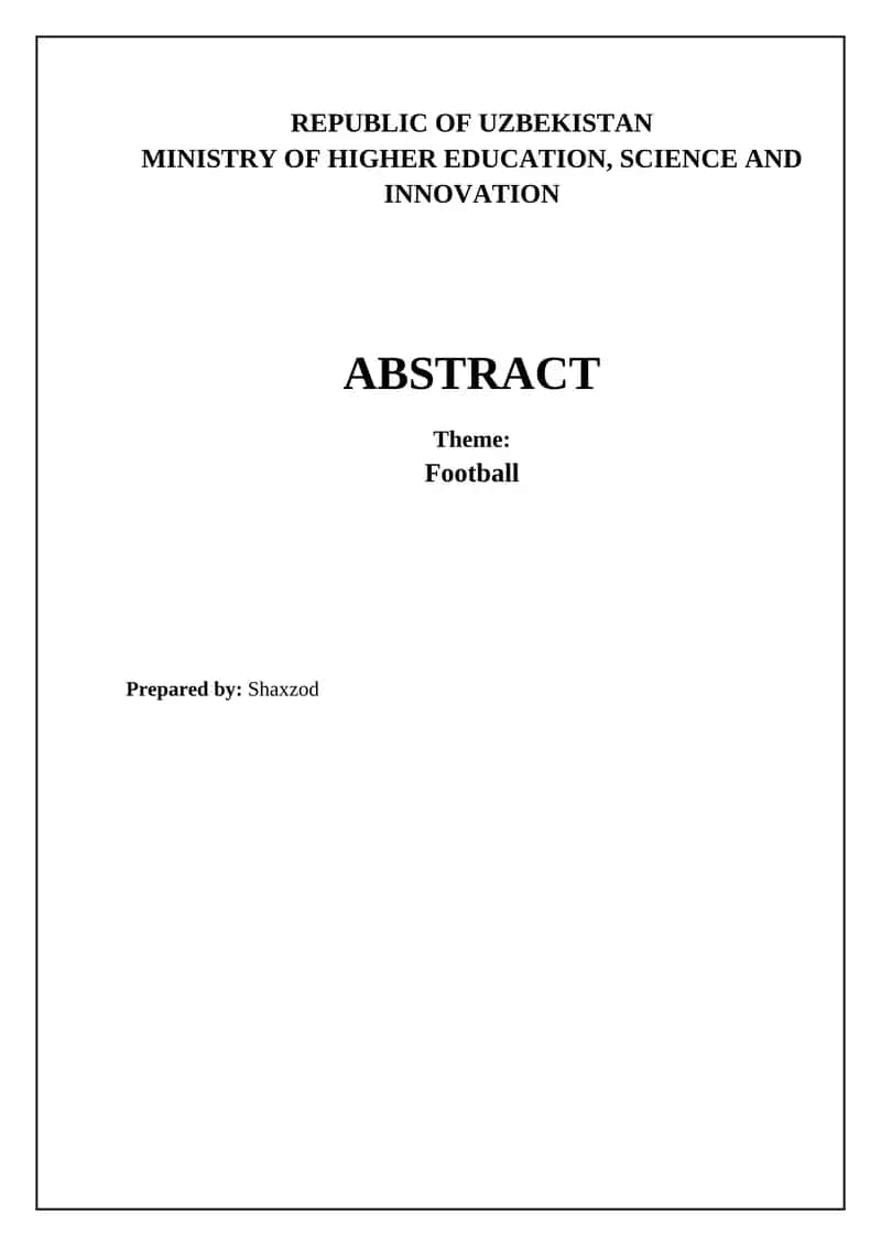 Football: Challenges and Opportunities 1