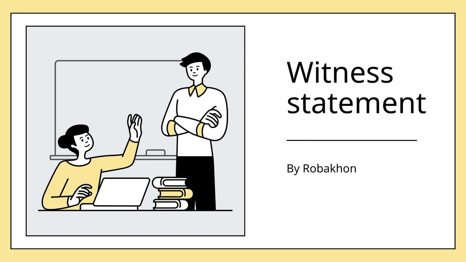 witness statement 1