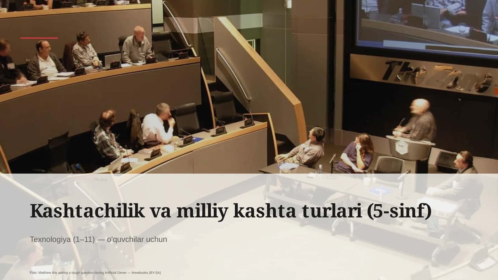 Kashtachilik va milliy kashta turlari (5-sinf) 1