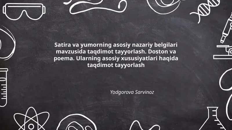Satira va yumorning asosiy nazariy belgilari 1