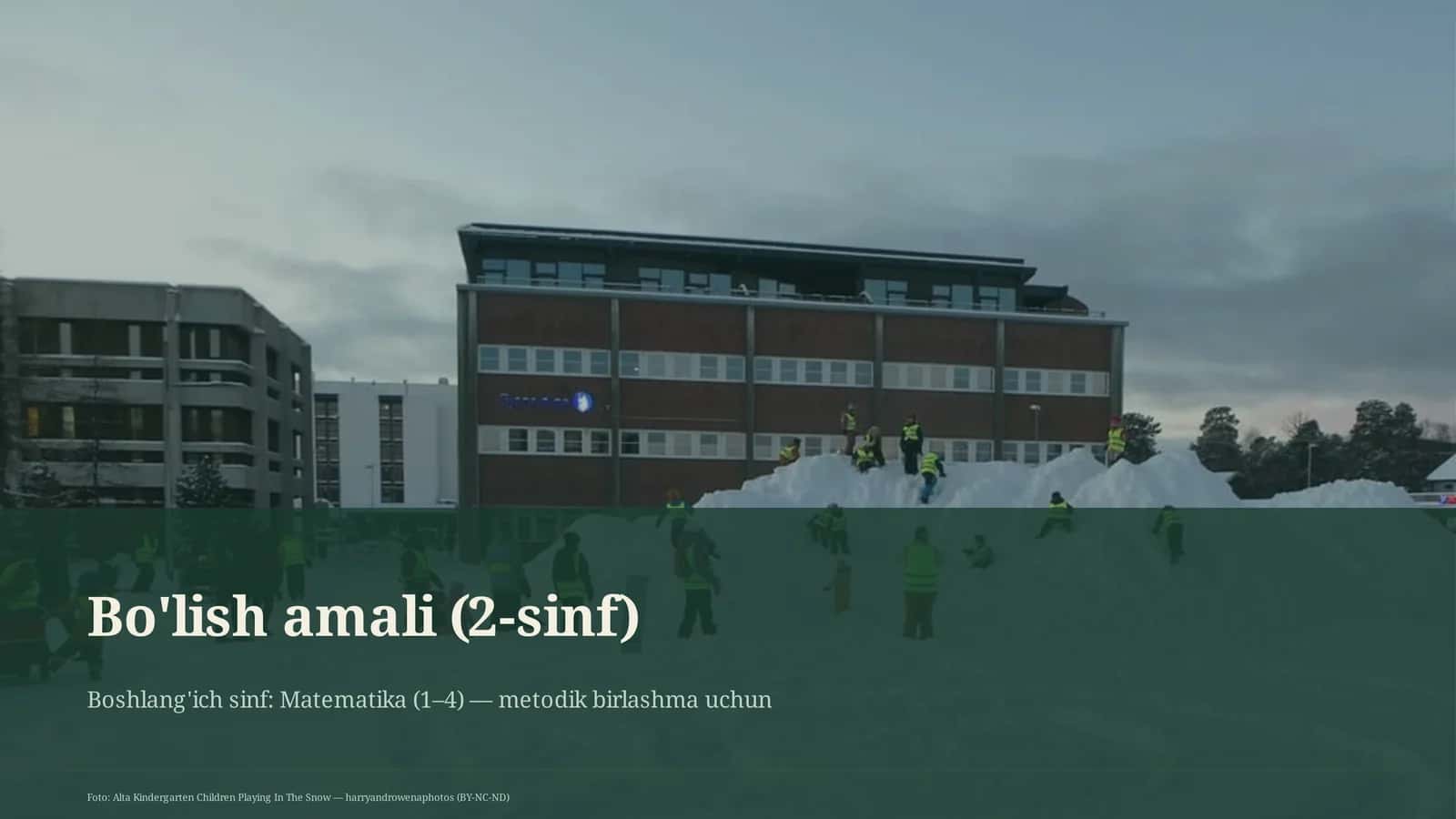 Bo'lish amali (2-sinf) 1