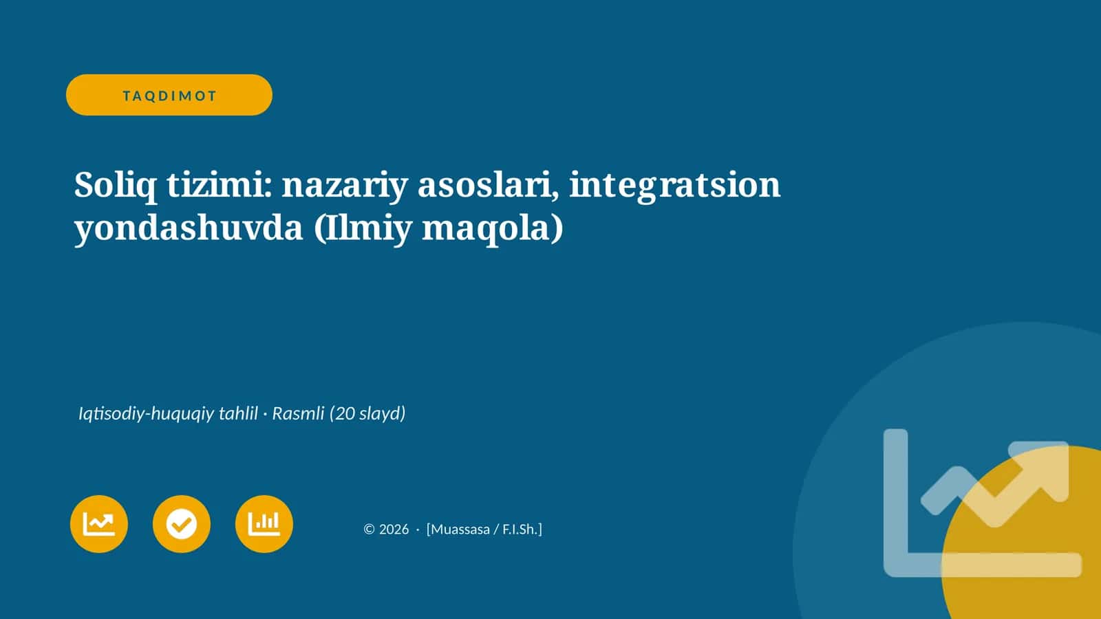 Soliq tizimi: nazariy asoslari, integratsion yondashuvda (Ilmiy maqola) 1
