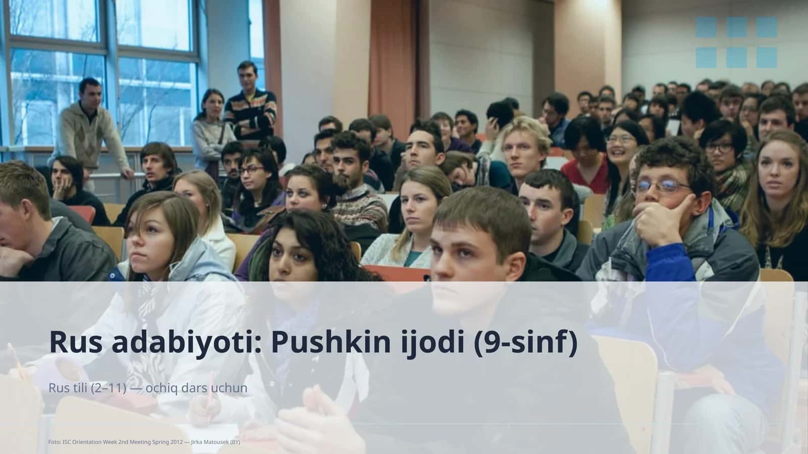 Rus adabiyoti: Pushkin ijodi (9-sinf) 1