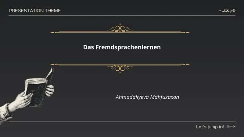 Das Fremdsprachenlernen 1