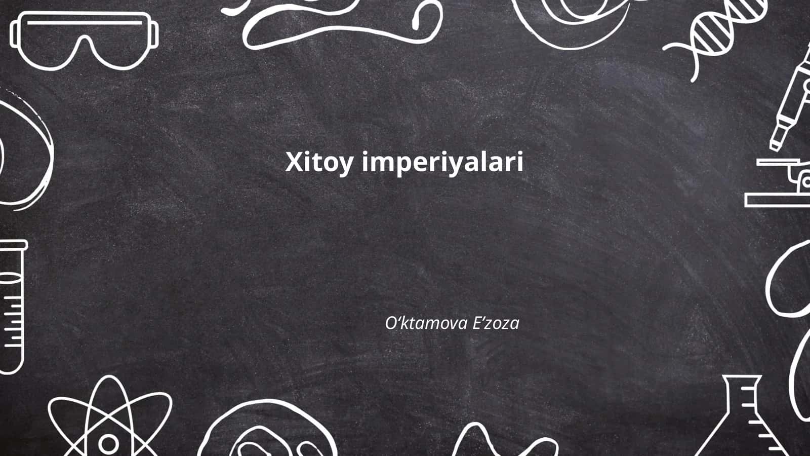 Xitoy imperiyalari 1
