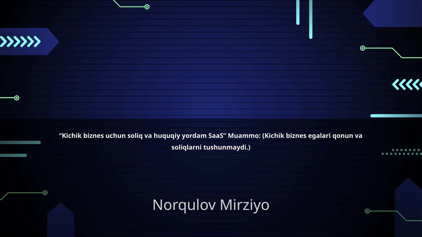 Kichik biznes uchun soliq va huquqiy yordam SaaS 1