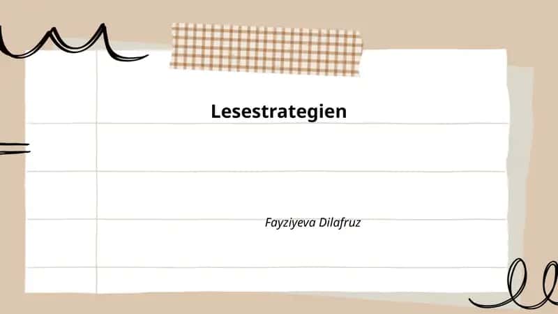 Lesestrategien 1