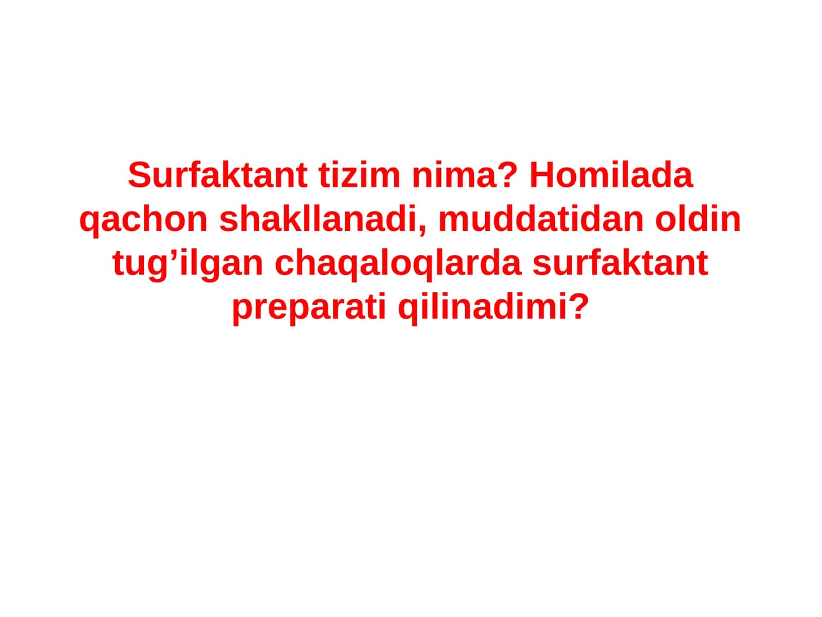 Surfaktant tizimi 1
