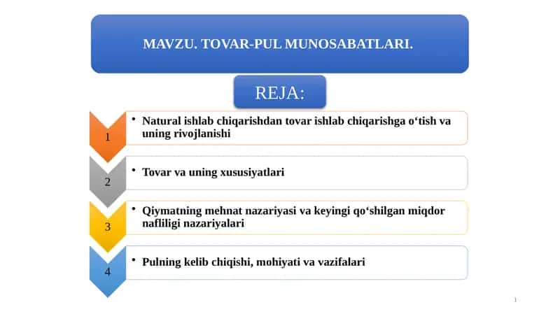 ISHLAB CHIQARISh 1
