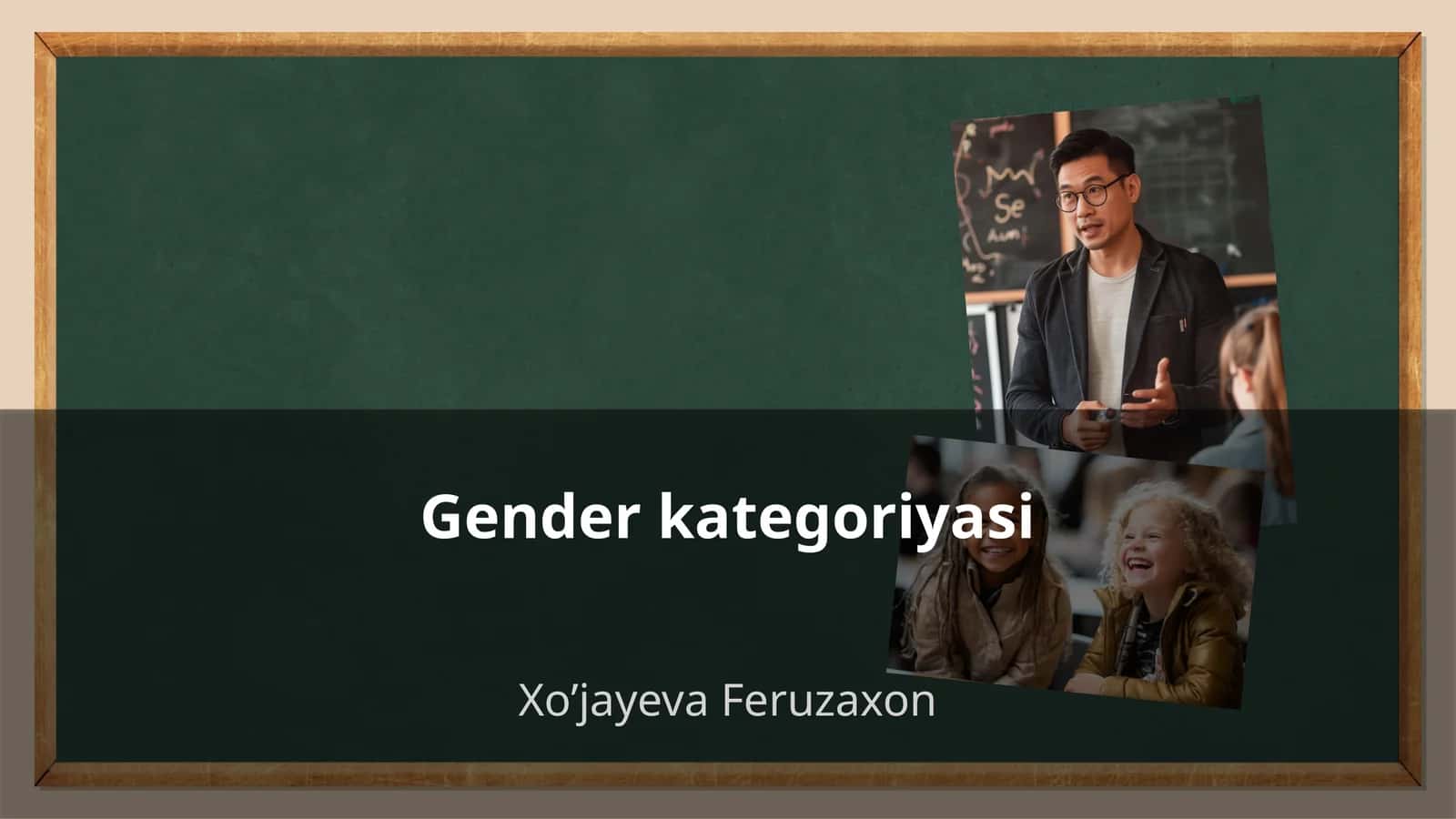 Gender kategoriyasi 1