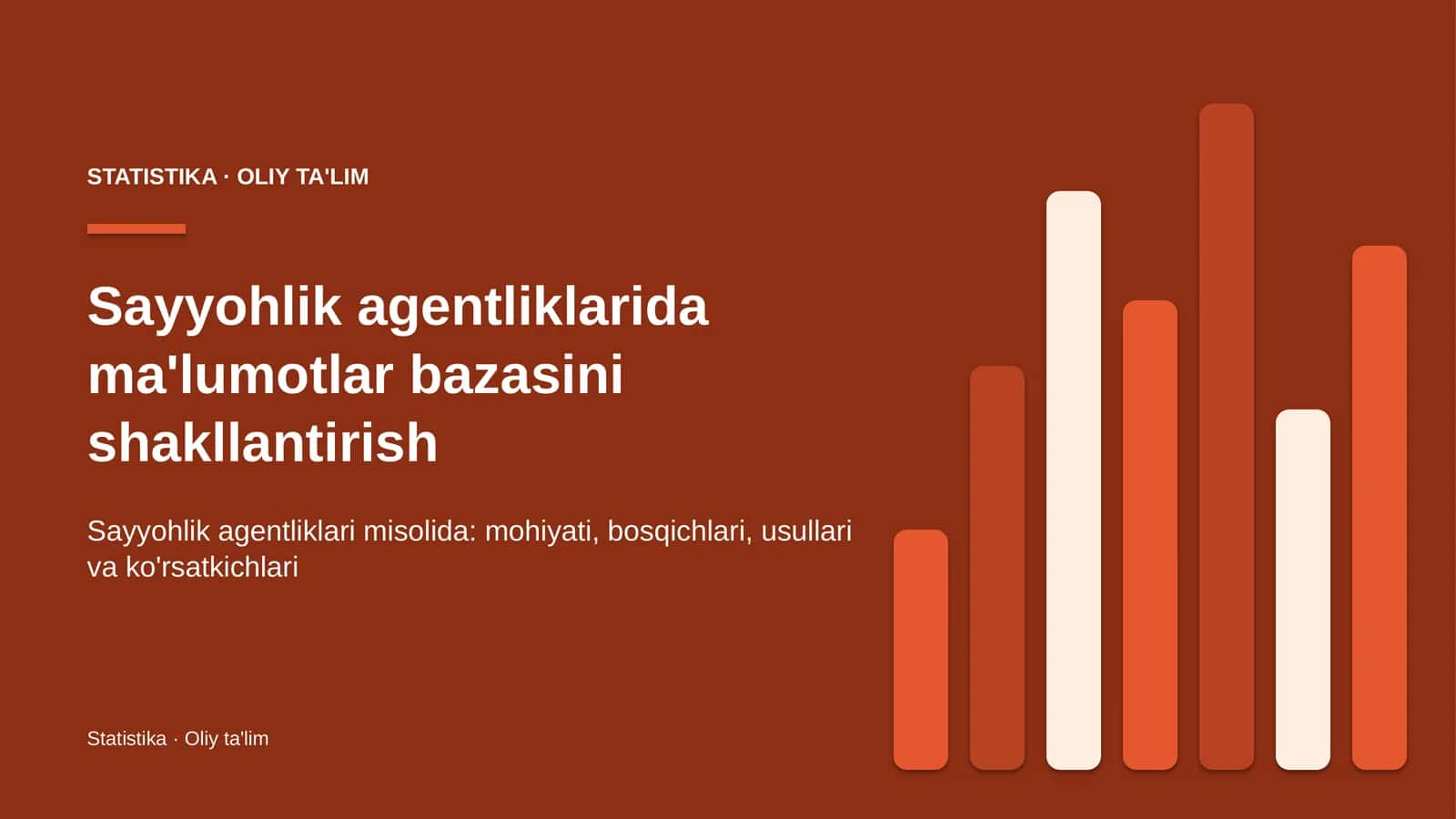 sayyohlik agentliklarida ma'lumotlar bazasini shakllantirish 6368 1