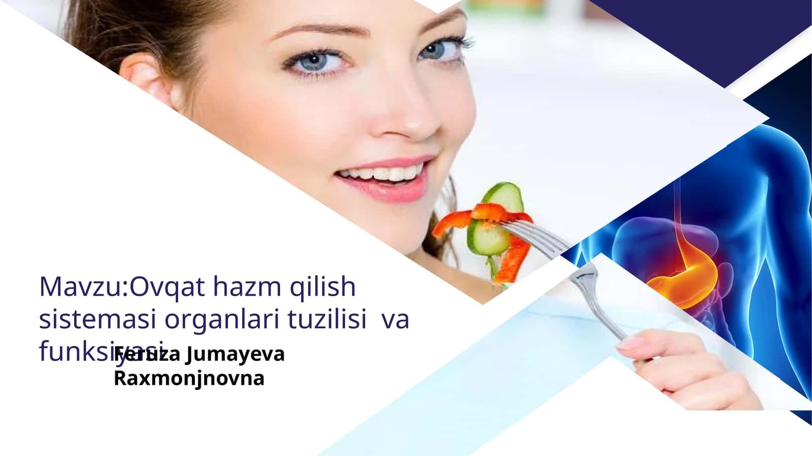 Ovqat hazm qilish sistemasi organlari tuzilishi va funksiyasi 1