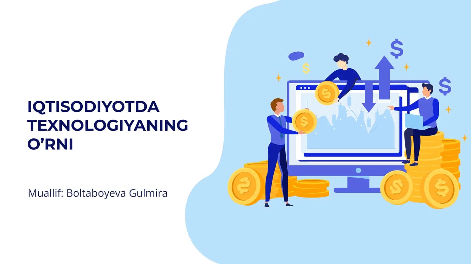 IQTISODIYOTDA TEXNOLOGIYANING O’RNI 1