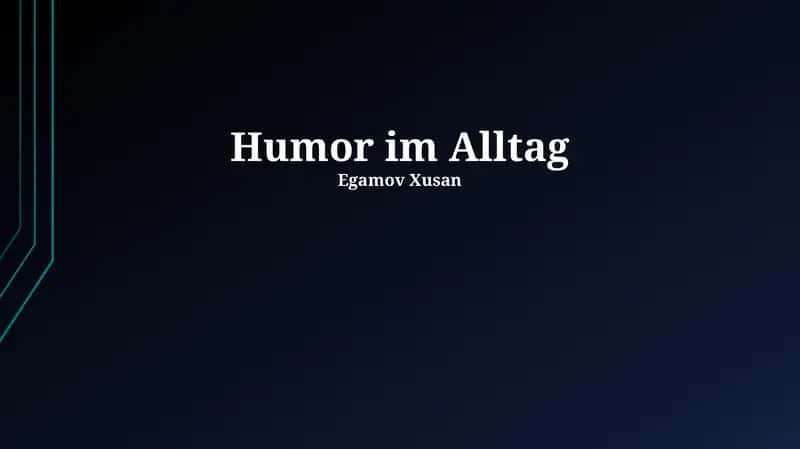 Humor im Alltag 1