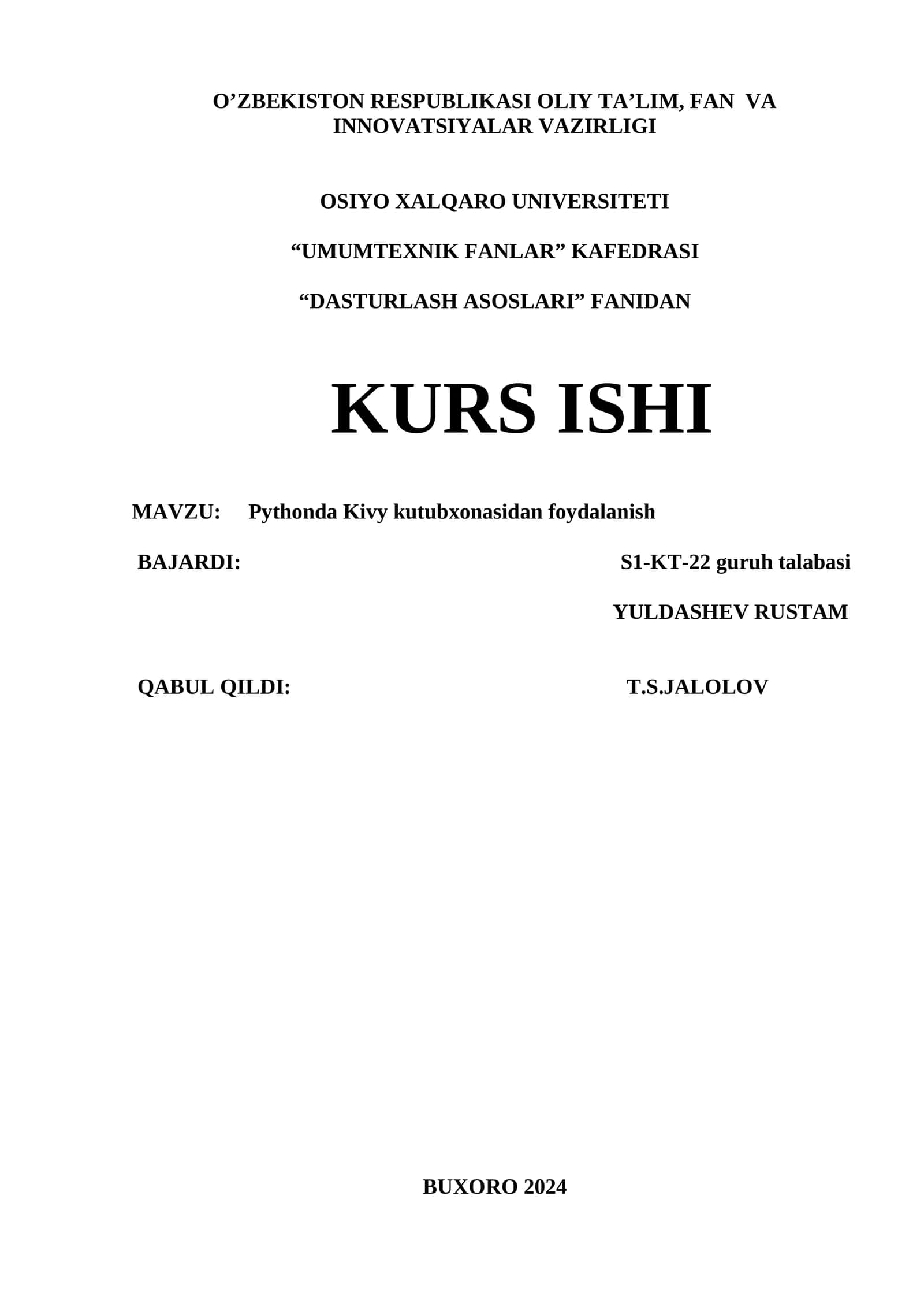 Pythonda Kivy kutubxonasidan foydalanish 1