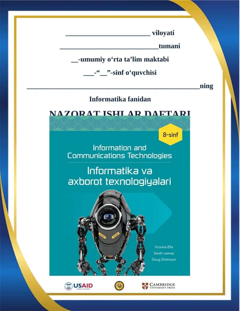 NAZORAT ISHLAR DAFTARI 1