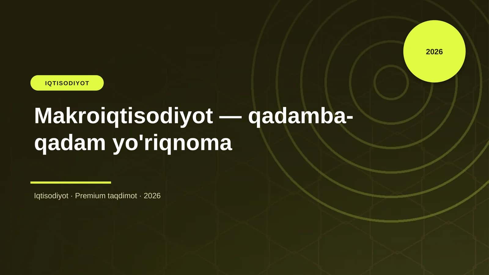 Makroiqtisodiyot — qadamba-qadam yo'riqnoma 1