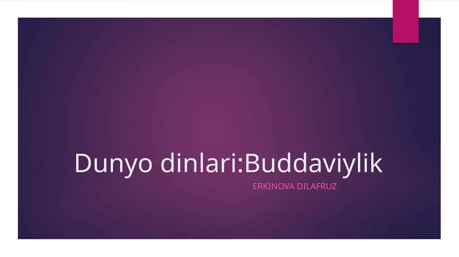 Buddaviylik 1