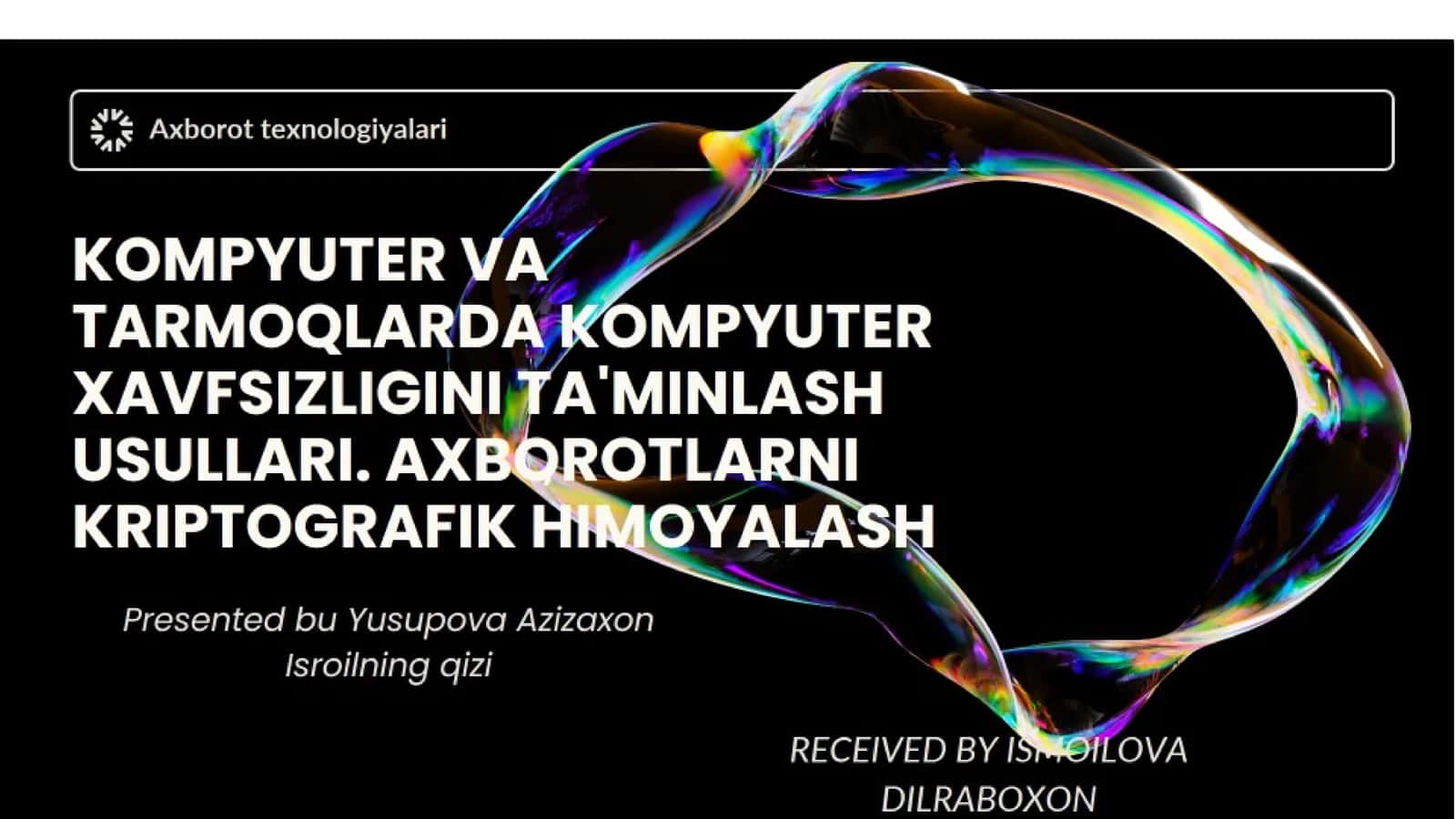 Diskret tizimlarda axborot jarayonlarini modellashtirish: Algoritmlash nazariyasi va grafik notatsiyalar semantikasi 1